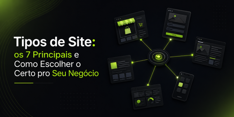 Tipos de Site: os 7 Principais e Como Escolher o Certo pro Seu Negócio