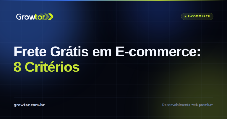 Frete Grátis em E-commerce: 8 Critérios Para a Margem da Loja