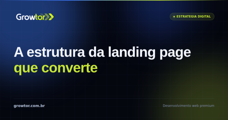 Landing Page Que Converte: 9 Blocos da Estrutura Que Gera Lead