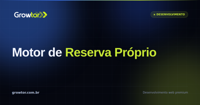Motor de Reserva Próprio: 8 Critérios Para Decidir se Vale Desenvolver